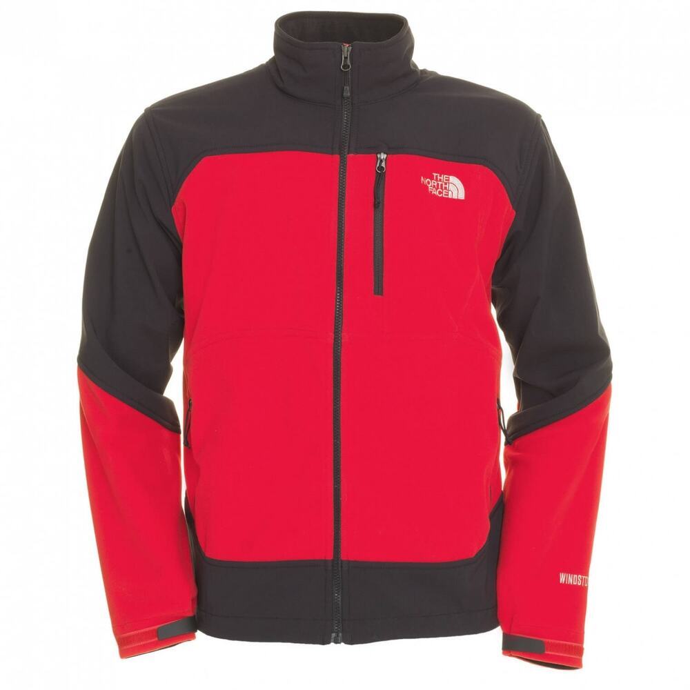 The North Face | Red/Black Pamir Windstopper Jacket Softshell Outdoors Zip-Up